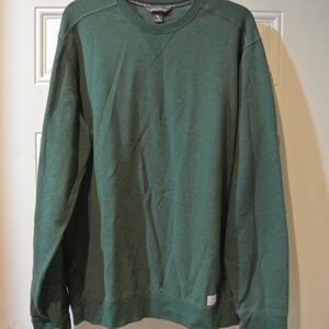 MENS LARGE TALL GREEN EDDIE BAUER LONG SLEEVE SWEATSHIRT